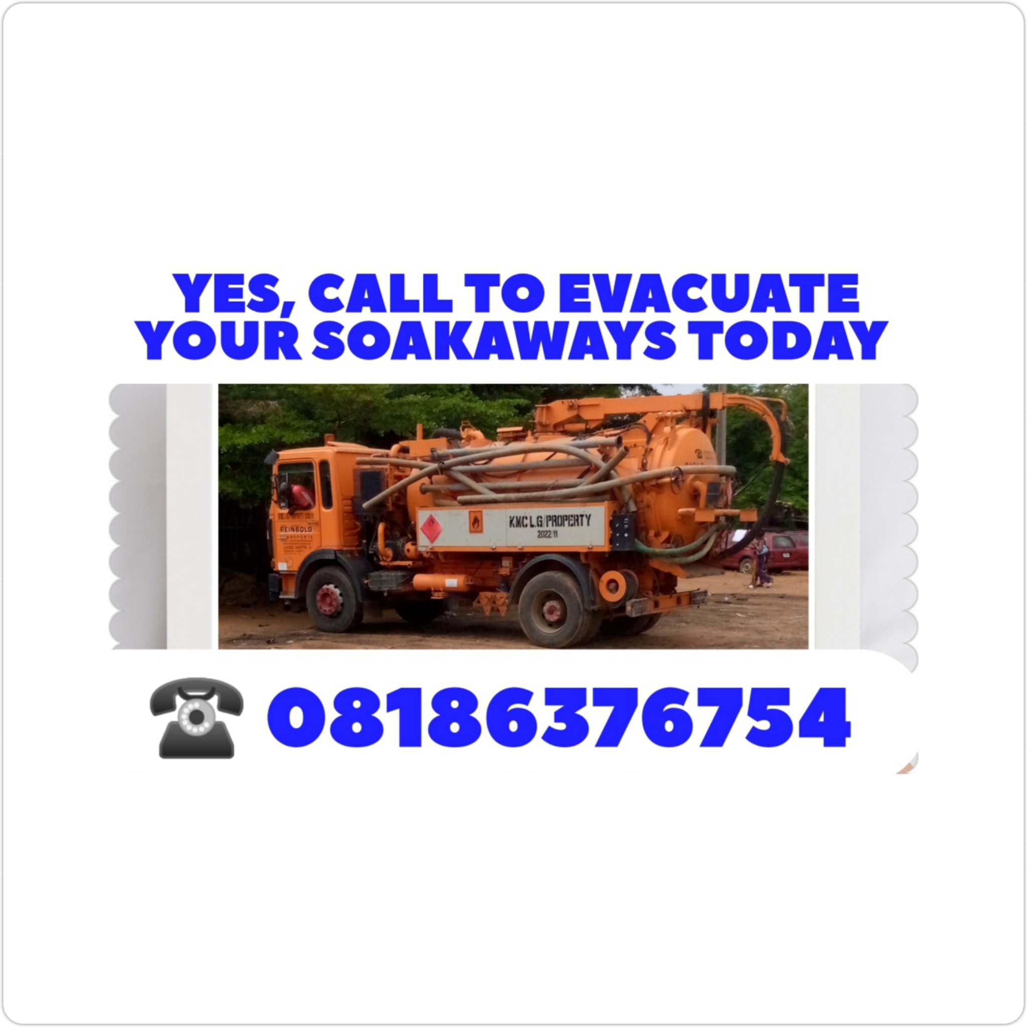 CityCare Soakaway Evacuation Services Abuja